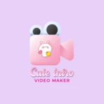 cute intro maker android application logo